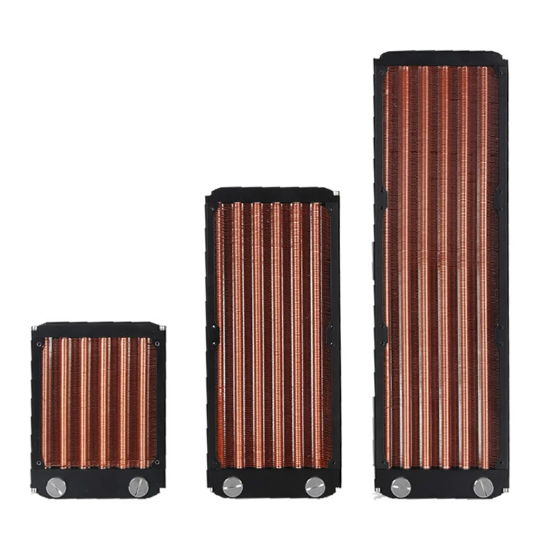 Новое поступление полностью медный радиатор для водяного охлаждения 120 240 360