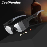 coolpandas top photochromic outdoor sunglasses sports mens sun glasses polarized eyewear protection goggles for men women uv400