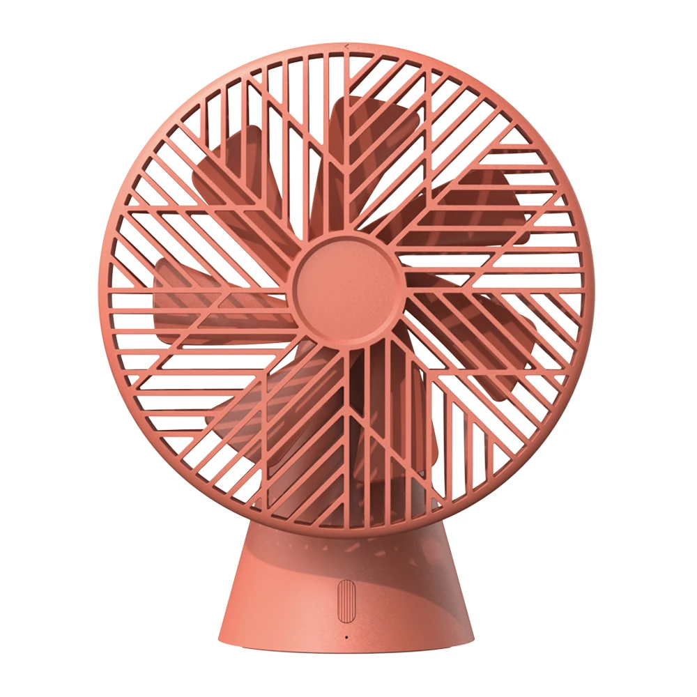 

7-inch Portable Desktop Air Circulation Battery Fan 3 Cooling Speeds 90°Rotate USB Mini Fan 7-Blades can continue work 13 hours