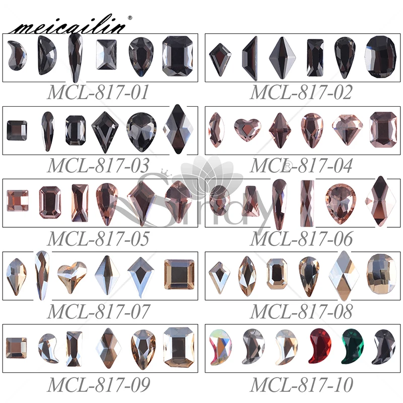 60 шт. стразы для дизайна ногтей|Стразы и украшения| |