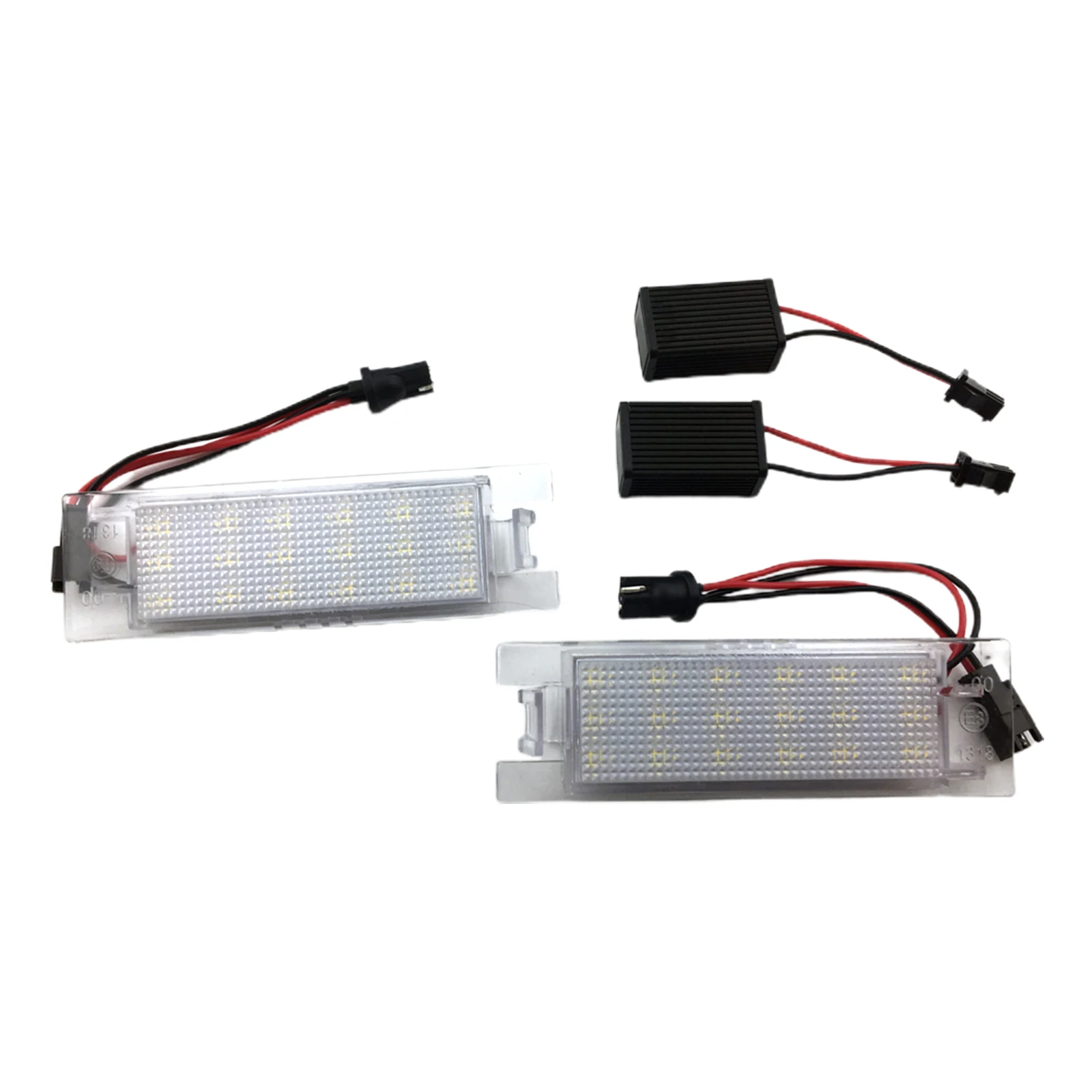 2Pcs Modified LED License Plate Lights for Fiat Opel Vauxhall Alfa Romeo | Автомобили и мотоциклы