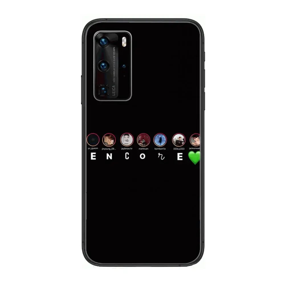

Kpop HIP-HOP G-GOT7 Phone Case For Huawei P 40 30 20 10 9 8 Lite E Pro Plus Black Etui Coque Painting Hoesjes comic fashion