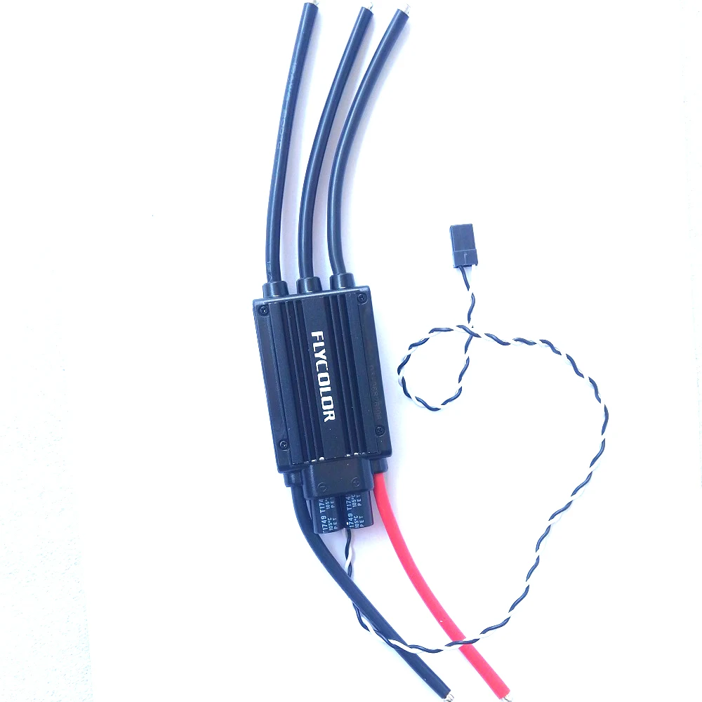 FLYCOLOR электронный регулятор скорости двигателя для радиоуправляемого самолета 80A