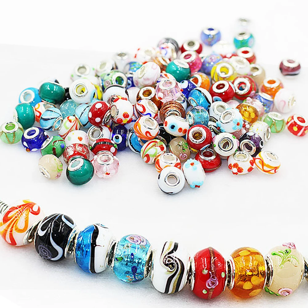 50 шт. художественные промыслы круглая подарочная швейная ожерелье стеклянные