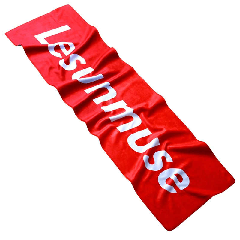 Спортивное Полотенце из микрофибры для фитнеса банное полотенце с напечатанным