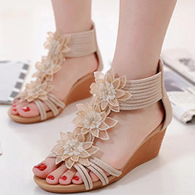 Женские босоножки с открытым каблуком в римском стиле|Боссоножки и сандалии| |