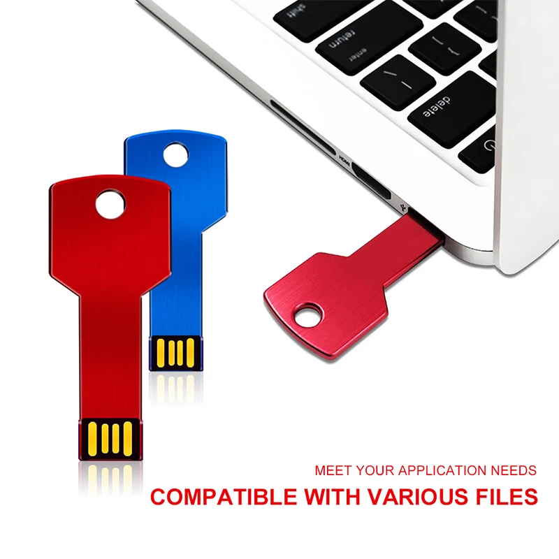 Стильный металлический USB флеш-накопитель 4 ГБ 8 ГБ 16 ГБ 64 ГБ 128 ГБ