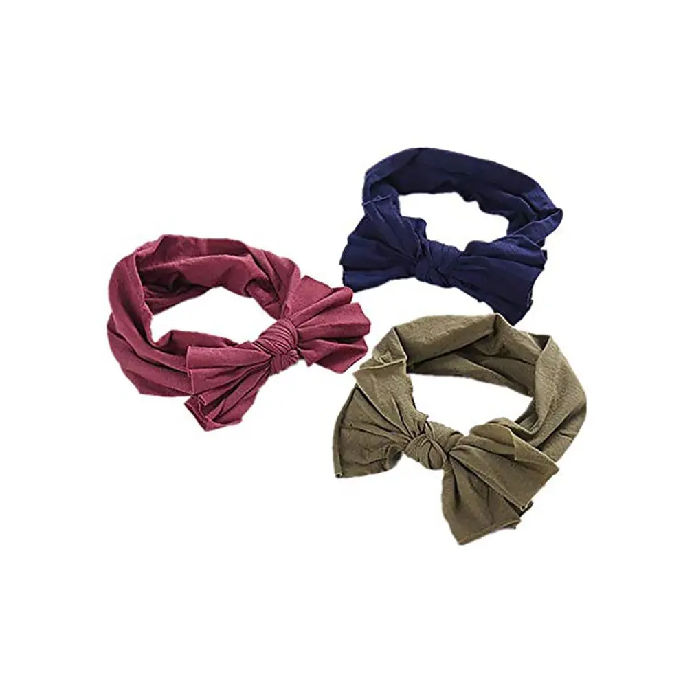 

2020 NEW Brand New Newborn Toddler Baby Girls Head Wrap Rabbit Big Bow Knot Turban Headband Hair Accessories Baby Gifts for 0-2Y