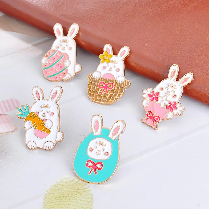 Креативная мультяшная булавка для воротника в виде животных девочек Милая брошь