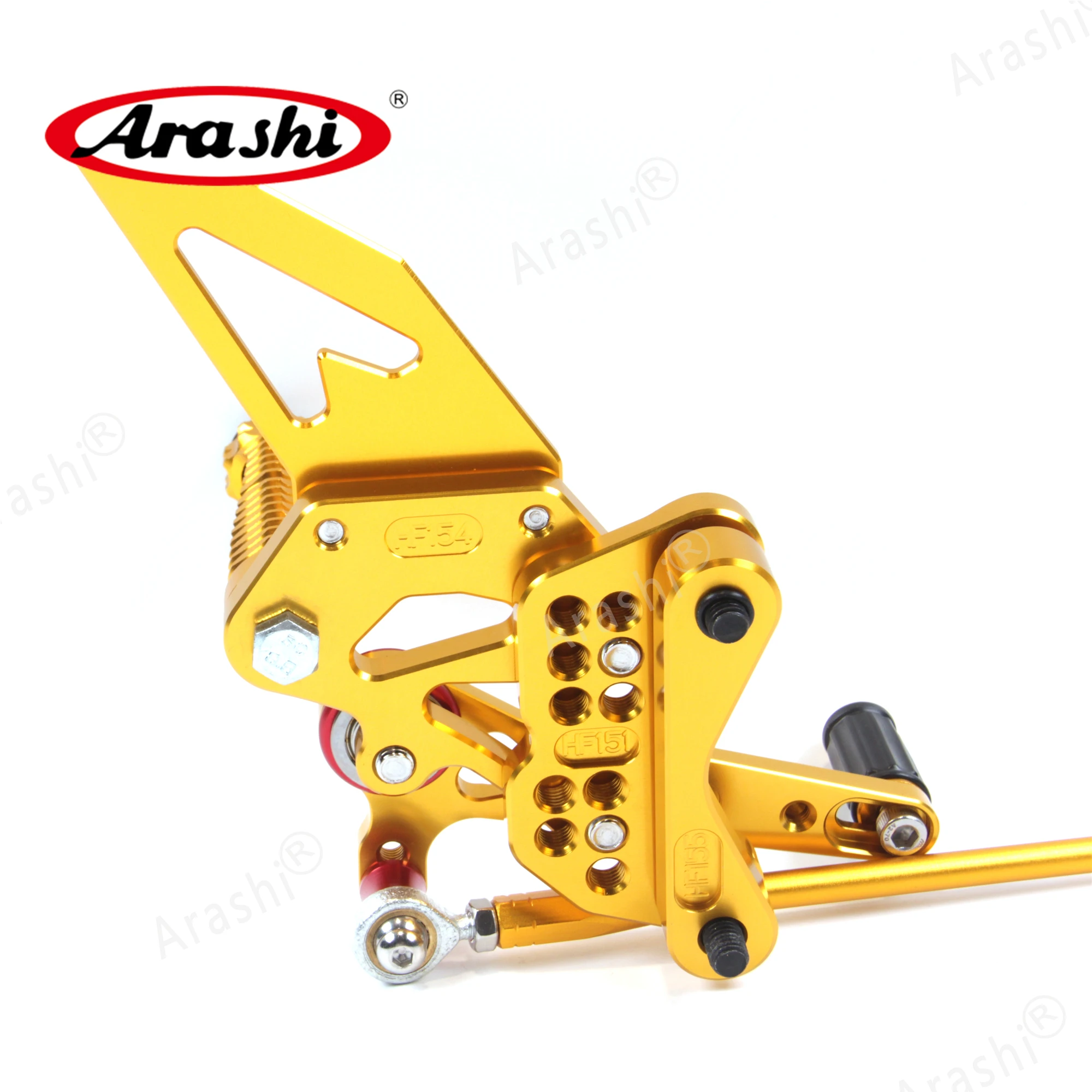 Араши Rearset для поездок на мотоцикле DUCATI 848 2008 2009 2010 ЧПУ Регулируемые подножки