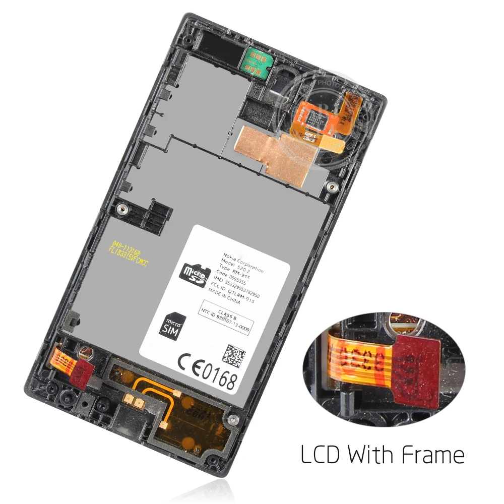 Оригинальный 4 ''для Nokia lumia 520 LCD сенсорный экран для дисплей дигитайзер сборка
