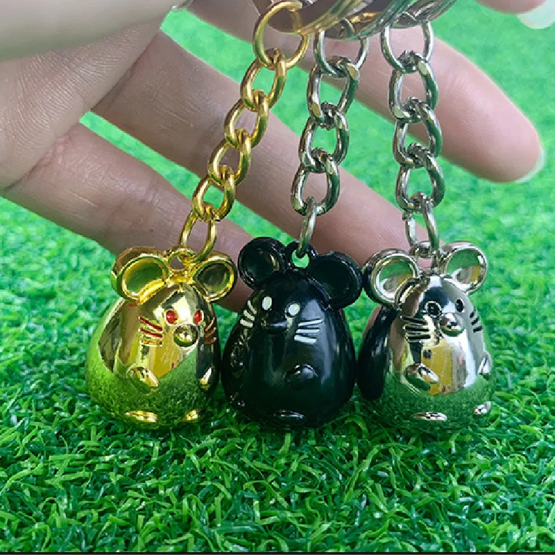 Коренастый крыса брелок для ключей мышь животное сумка кулон трендовый женщин