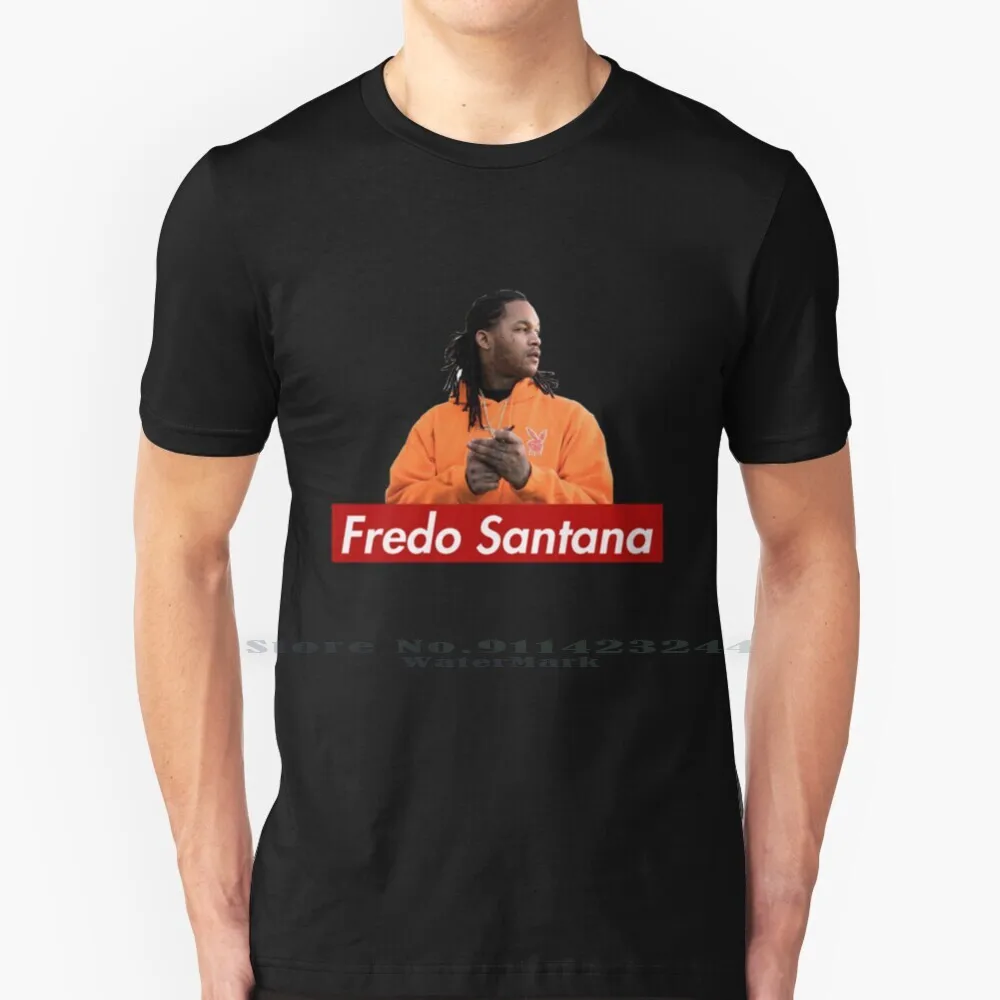Футболка Fredo Santana 100% чистый хлопок Chief Keef Lil Durk Team600 | Мужская одежда