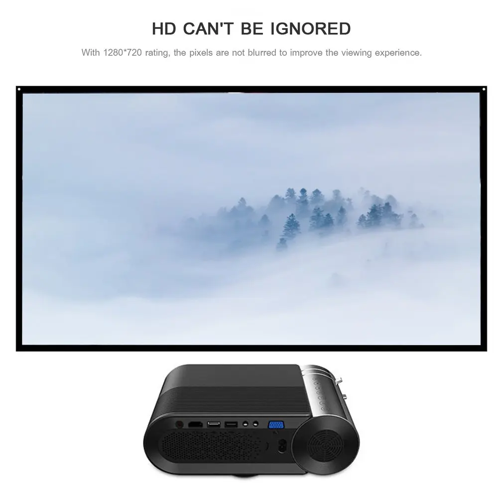 Yg550 HD 720P светодиодный проектор для 1080P беспроводной WiFi мультиэкранный