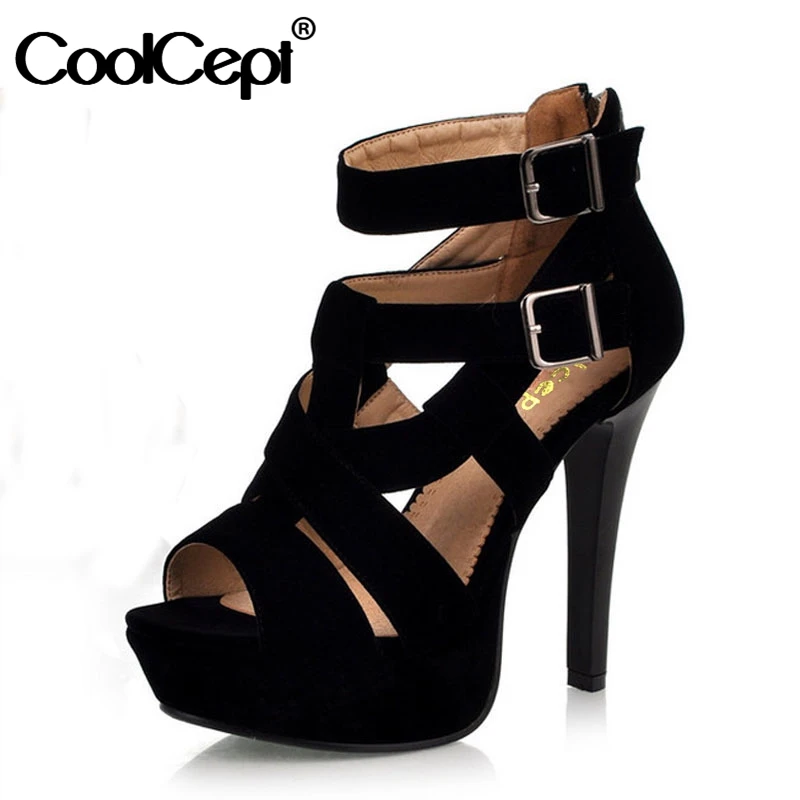 CoolCept/женские босоножки на высоком каблуке модные модельные туфли летняя обувь