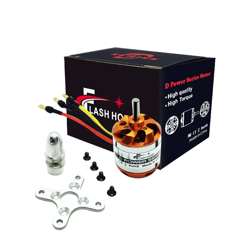 

Flash хобби D2836 750KV 880KV 1120KV 1500KV 2-4S металлический Шестерни бесщеточный двигатель для дрона с дистанционным управлением самолет детские игрушки ...