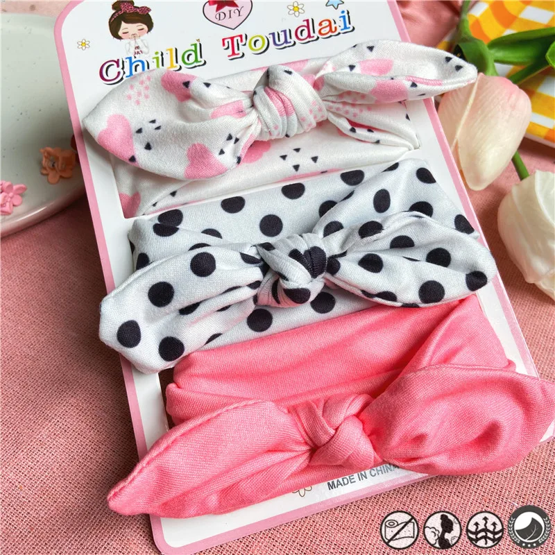 

IF ME Cute Cotton Bowknot Baby Headband for Children 1-4 Year Headband Elastic Adjustable Headbands Trendy 2020 Hair Accessories