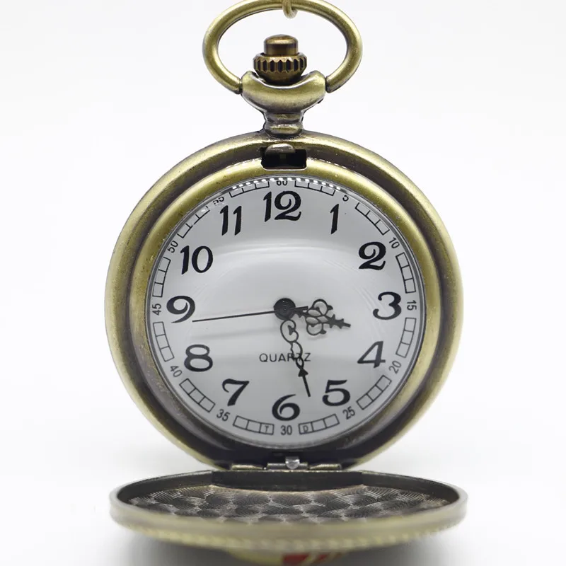 Антикварный супергерой аниме Паук Тема кварцевые карманные часы ожерелье кулон