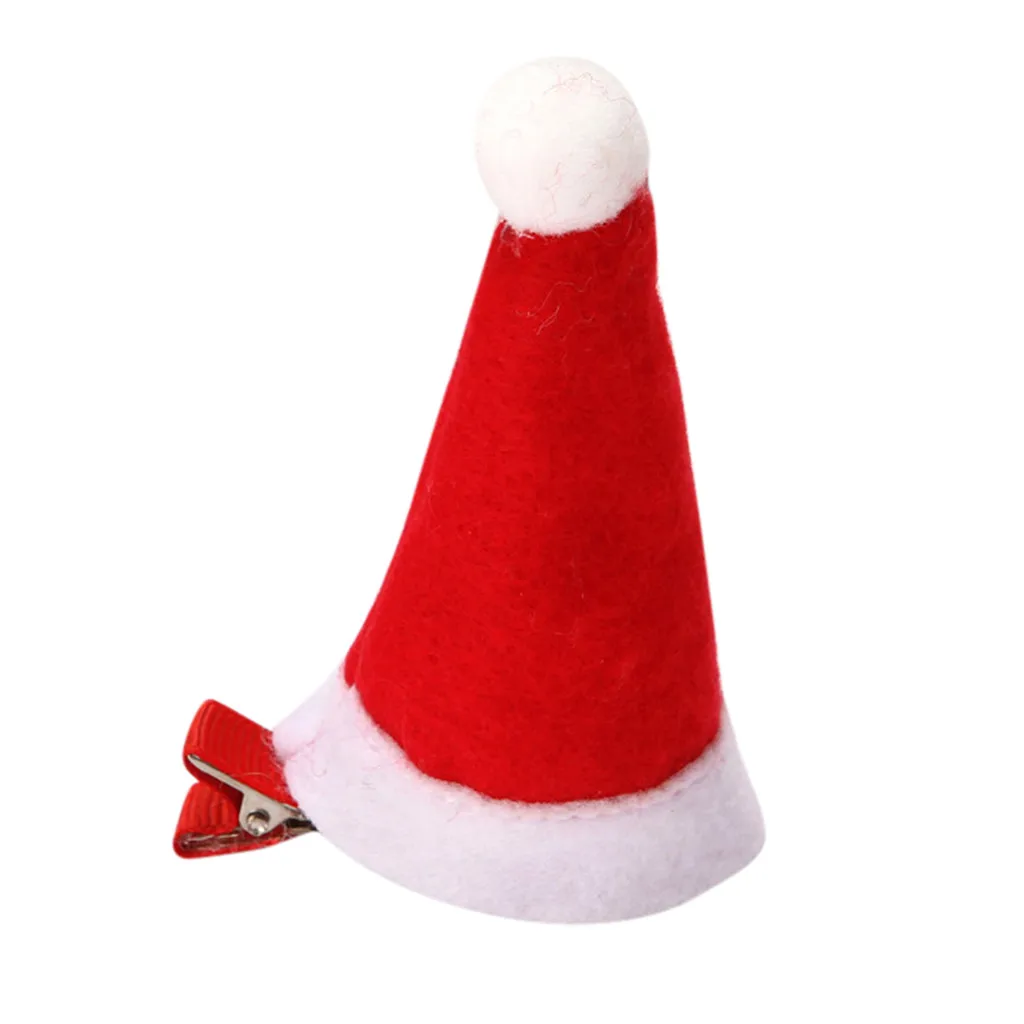 2019 модная Рождественская шляпа для волос заколка детское платье с блестками и