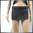 Юбка-карандаш Женская джинсовая, с низкой посадкой, F50