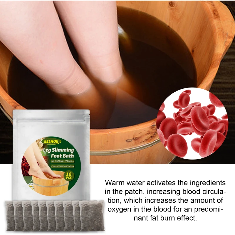 

10pcs Foot SPA Massager Bath Powder Wormwood Ginger Feet Soaking Bathing Herbal Detoxification Anti Edema Dysmenorrhea Insomnia