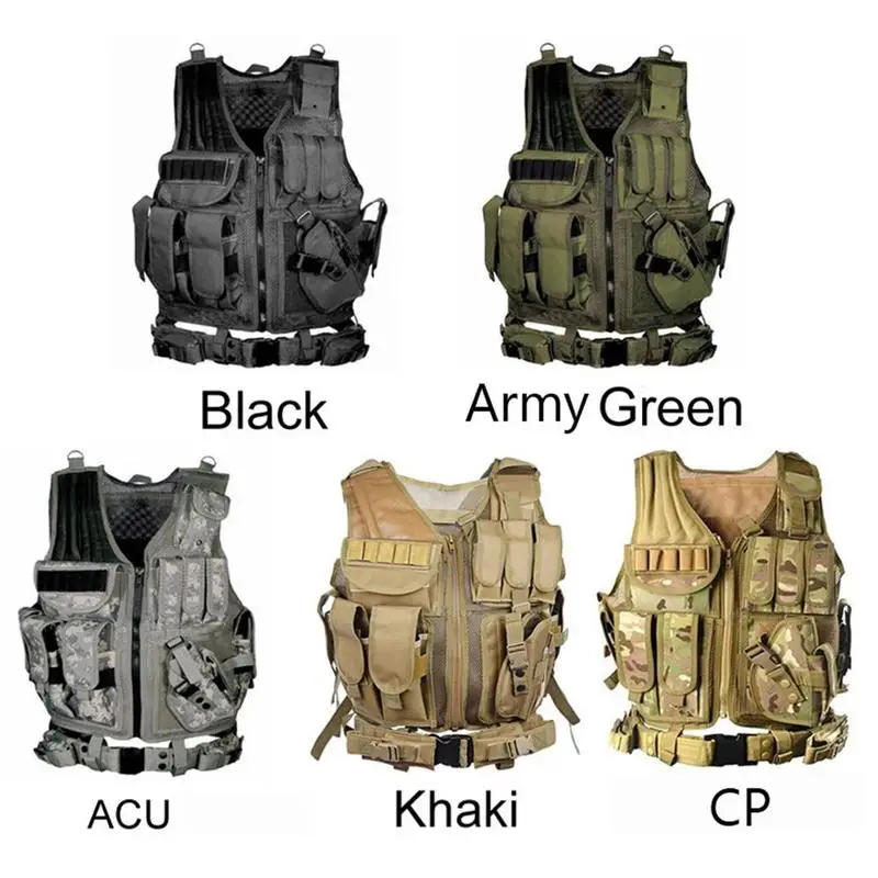 

Outdoor Wilderness Survival Equipment Outdoor Tactical Protective Vests Real CS Game Equipment Tactical Vest