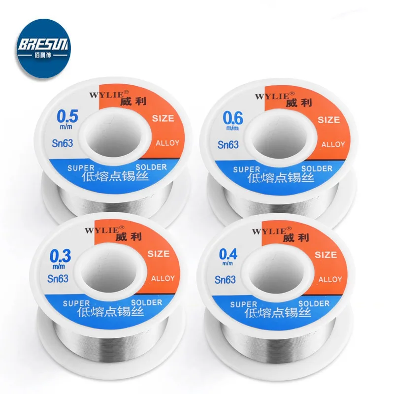 

Weili Wire tin wire low melting point environmentally friendly wire solder wire has lead rosin core high purity tin wire