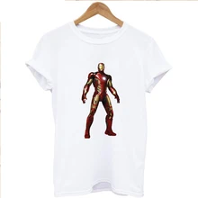 New MARVEL Fashion Women T-Shirt Casual Loose O-Neck Short Sleeve Summer Streetwear Harajuku Unisex Oversized Tees Top Dropship