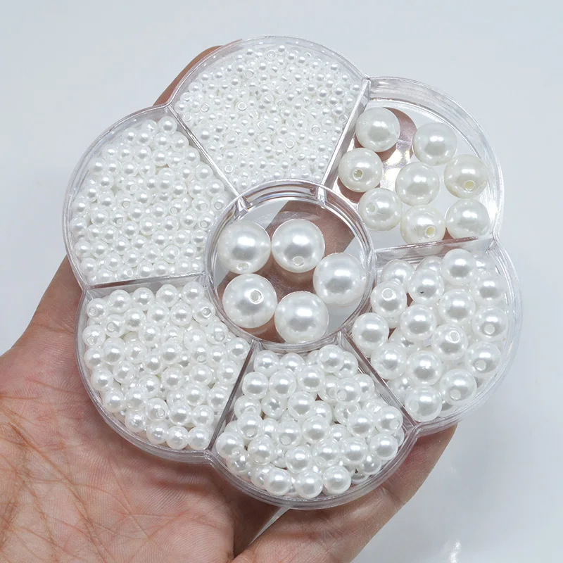 1130 шт./коробка бусины с отверстиями 3/4/5/6/8/10/12 мм