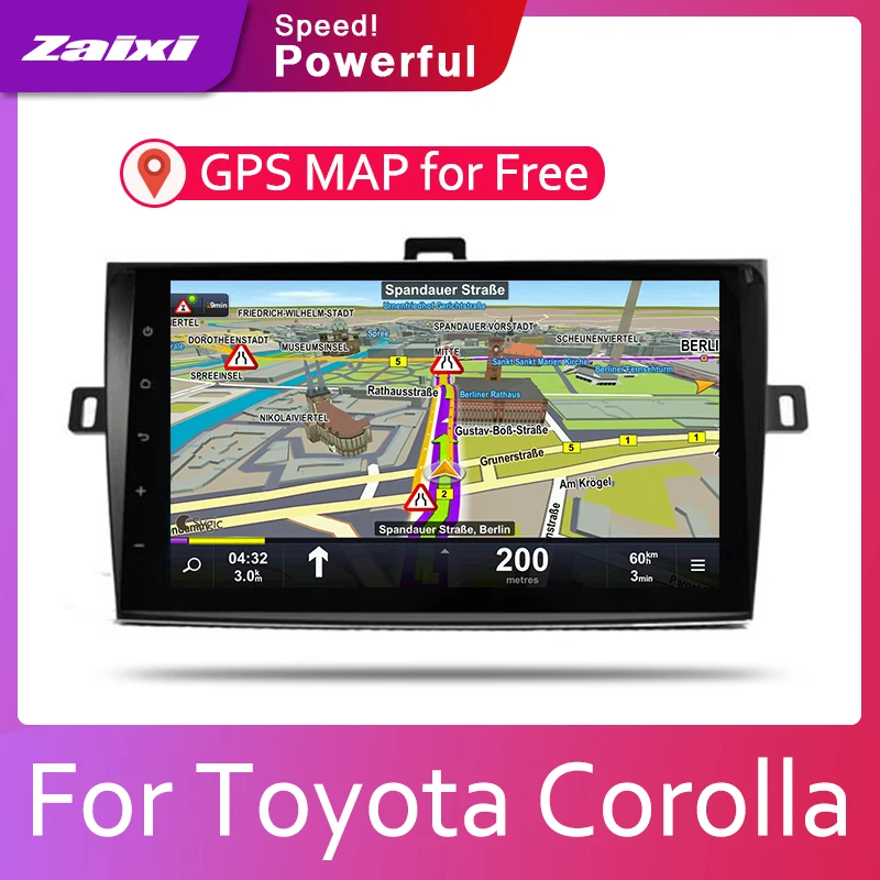 ZaiXi автомобильная система Android 1080P IPS ЖК экран для Toyota Corolla Axio 2006 ~ 2013 автомобильный