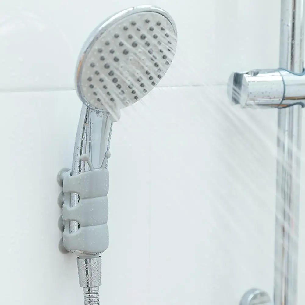 Держатель для душевой лейки с присоской Подвижный кронштейн душа крепление без