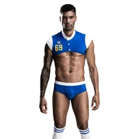 new mens role play sexy world cup football player uniform set cosplay gay bar pole dance costume outfit