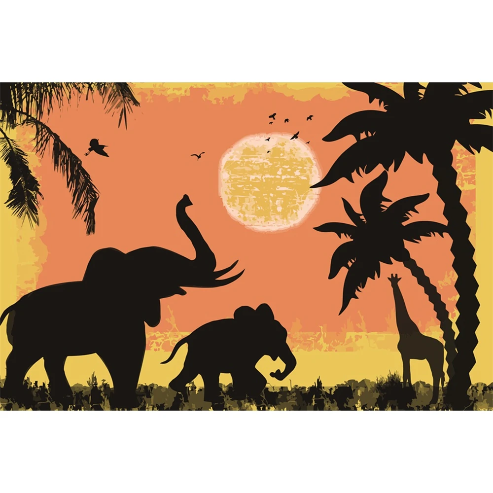 Yeele Safari Wild One на заказ портретный День Рождения украшения фотографические фоны фотографии фоны для фотостудии