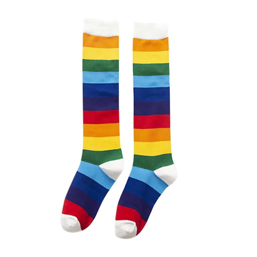 Гольфы женские 1 пара облегающие носки с бахромой выше колена для девочек