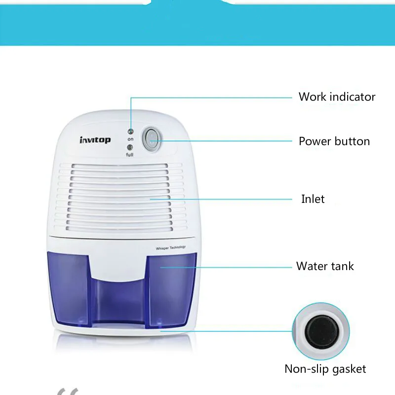 

Mini dehumidifier Household moisture absorber Mute Small wardrobe Dryer Moisture absorber 110-220V