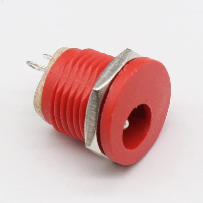 8pcs Red Yellow Black White DC Jack socket 5.5*2.1mm power jack outlet dc panel | Обустройство дома