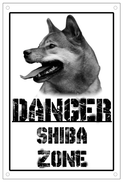 

Vintage Pet Danger Shiba Inu Zones Plate Watch the Dog Metal Tin Sign 8x12 Inch Retro Home Bar Pub Outdoor Garden Wall Decor