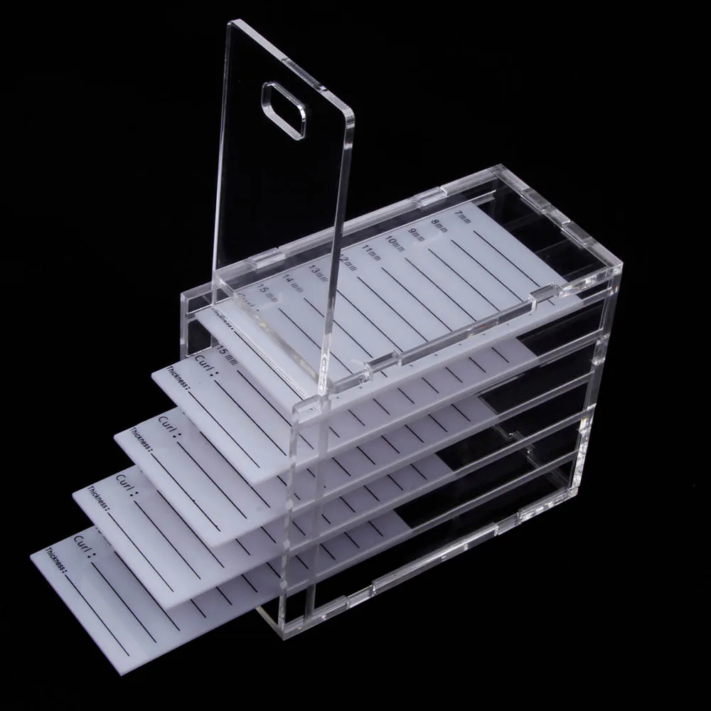5 слоев коробка для хранения ресниц контейнер макияжа поддон пластина прививки
