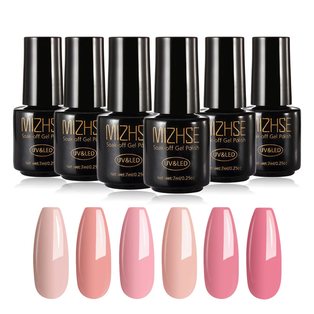 7ML P04 MIZHSE, 18 мл, Гель-лак, Гель-лак, УФ-гель, светодиодный, лампа, Гель-лак, дизайн ногтей, 6 шт. в наборе, горячая Распродажа, лак, смола, цвет, грунтовка - Цвет: 7ML P04