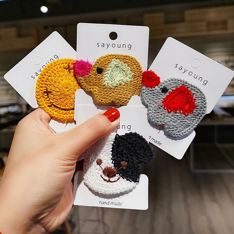 Заколки для волос с милыми мультяшными животными заколки медведями модные