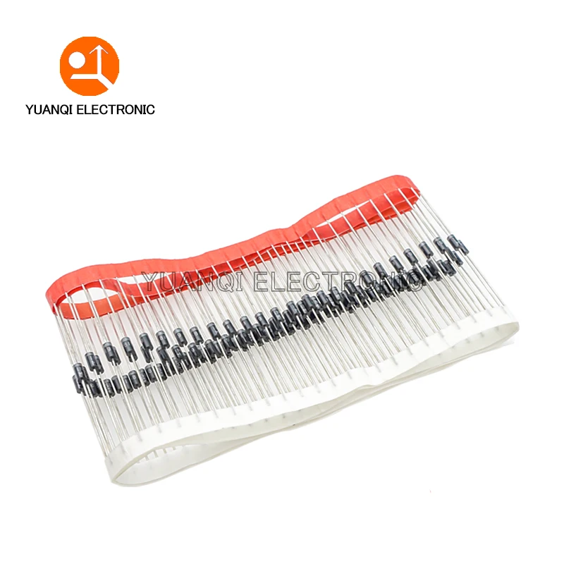 Выпрямительный диод 1N4007/1N5819/1N4001/UF4004/UF4007/FR107/FR157/FR207/1N4004/1N4937/HER107/RL207/1N5817/1N5399/DO-41, 100 шт.