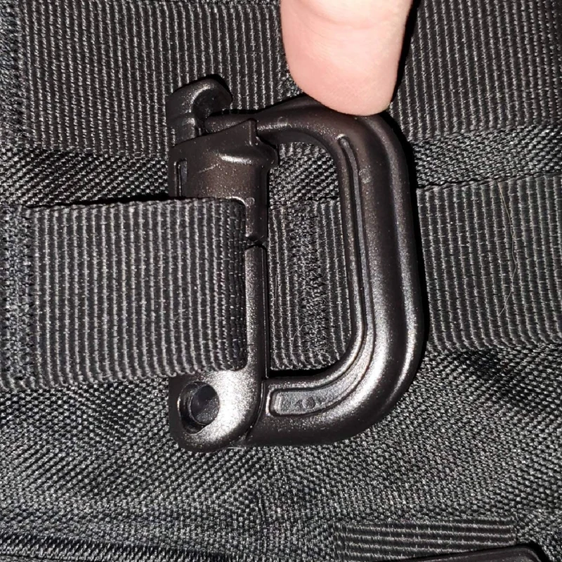 10 шт. многоцелевой D-образный кольцевой замок гримфин карабин Molle зажимы