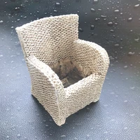 handmade 3d chair pot making concrete mold home balcony decorating clay molds cement planter mould