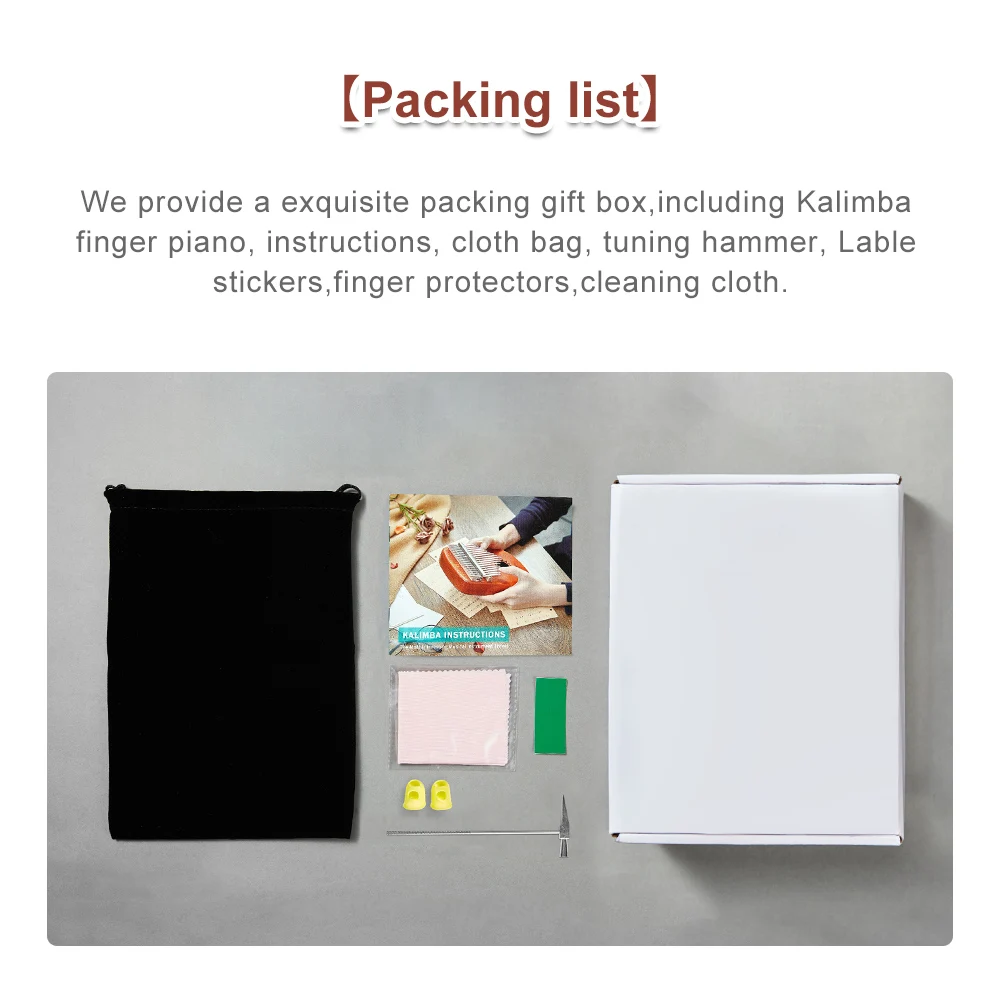 

Cega 21 Key Kalimba 17 Key Thumb Piano Mahogany Wooden mbira musical instrumentos musicales 30 key instruments calimba machine