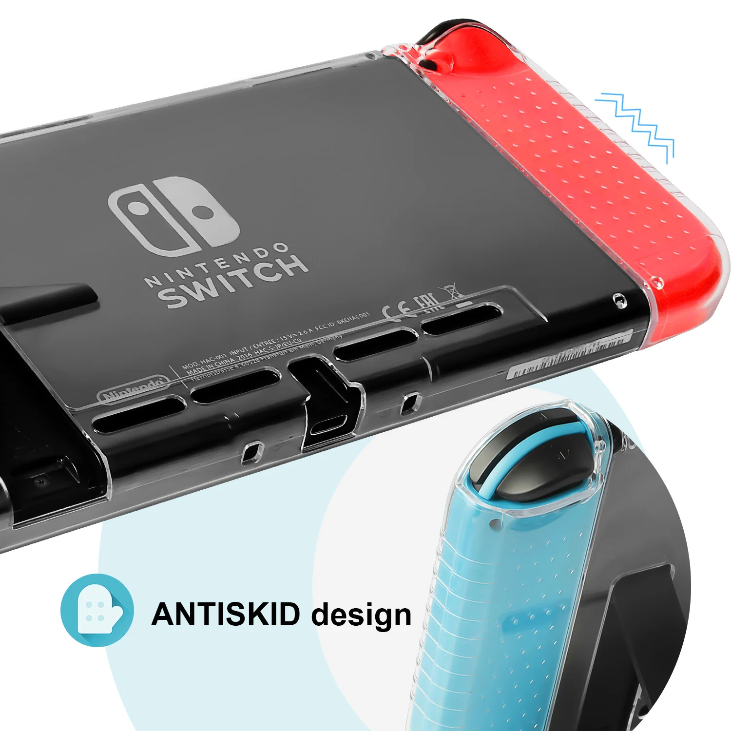 Прозрачный защитный жесткий чехол для ПК прозрачная задняя крышка нескользящий