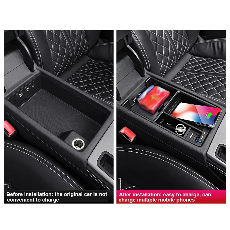 suitable for audi a4l a5 s5 s4 2017 2020 mobile phone wireless charging board a4l a5 b9 fast wireless charging car accessories free global shipping