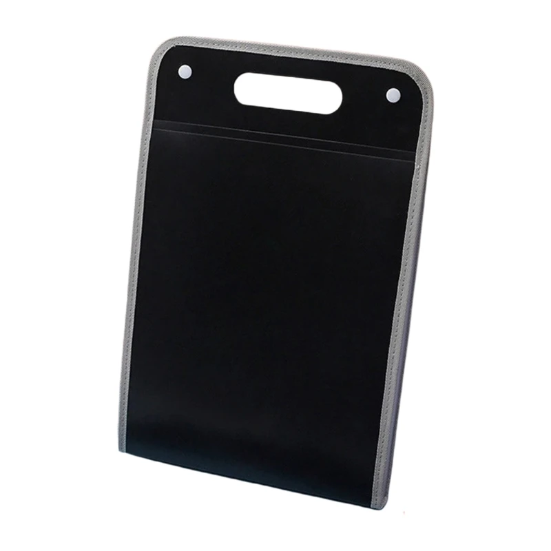 

H05A 13 Pockets Expanding File Folder Vertical Expandable A4 File Box Accordion w/ Handle 2 Buckle for Kids Business Office