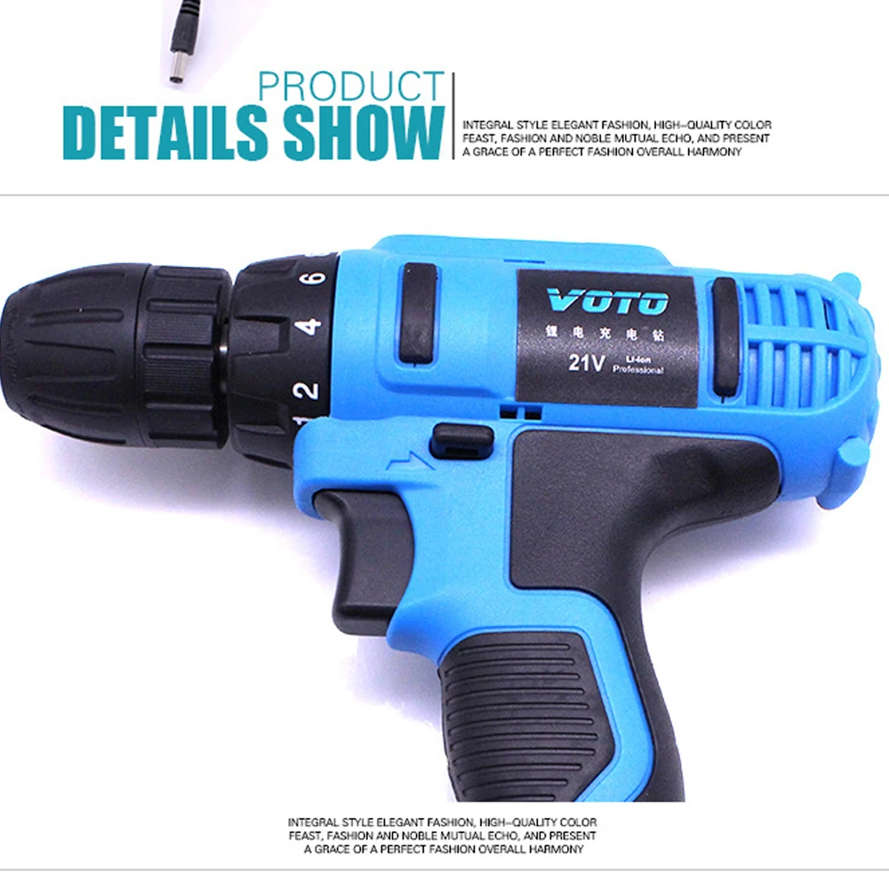 Аккумуляторная аккумуляторная мини отвертка дрель многофункциональная бытовые