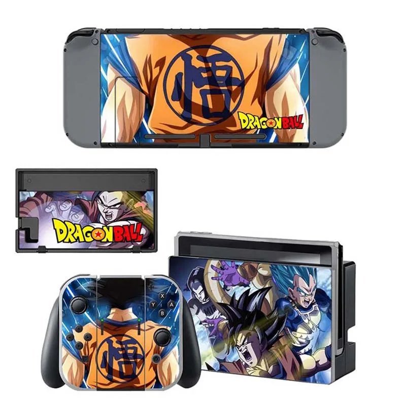 Наклейки Dragon Ball полный набор лицевой панели для консоли nintendo Switch и контроллера Joy