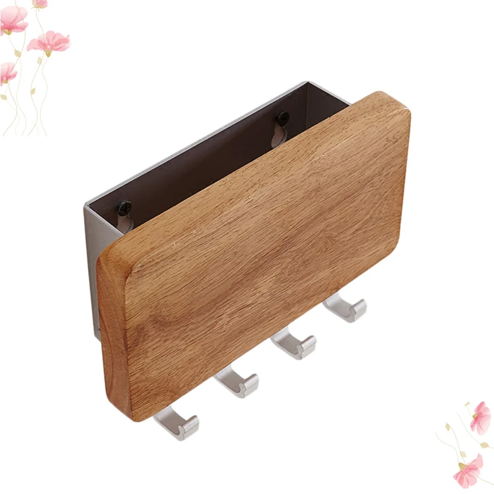 

1Pc Simple Aluminum Wall Storage Rack Practical Wall Hanging Shelves Towel Holder for Home Bathroom Kitchen